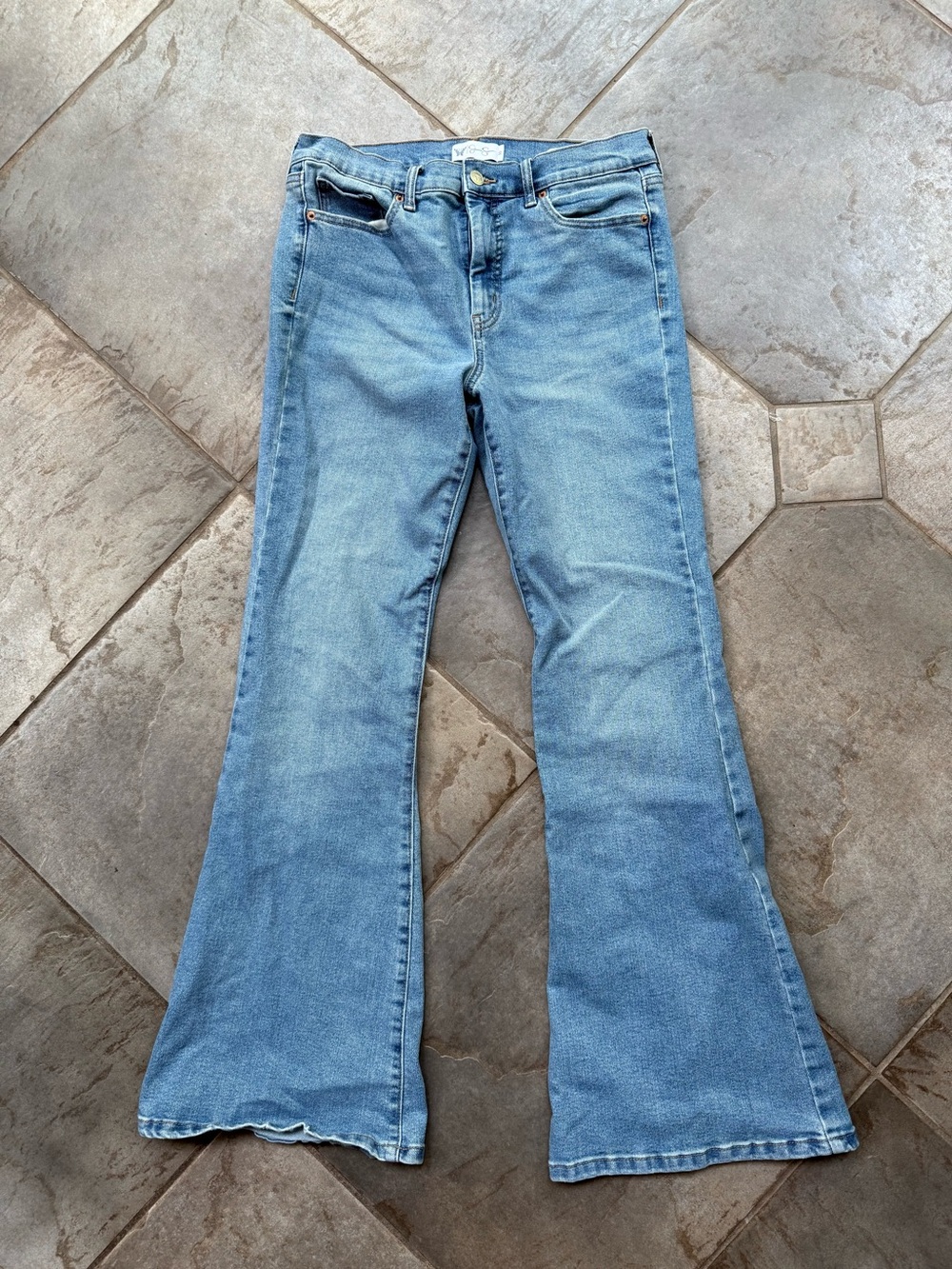 Light Blue Women's Flared Jeans